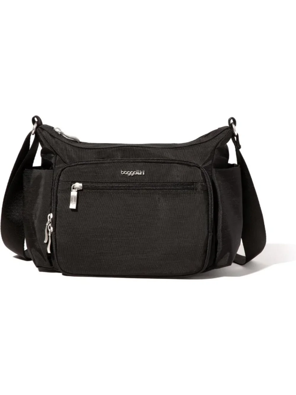 Stylish Hobo Crossbody Bag with Multiple Pockets and Adjustable Strap